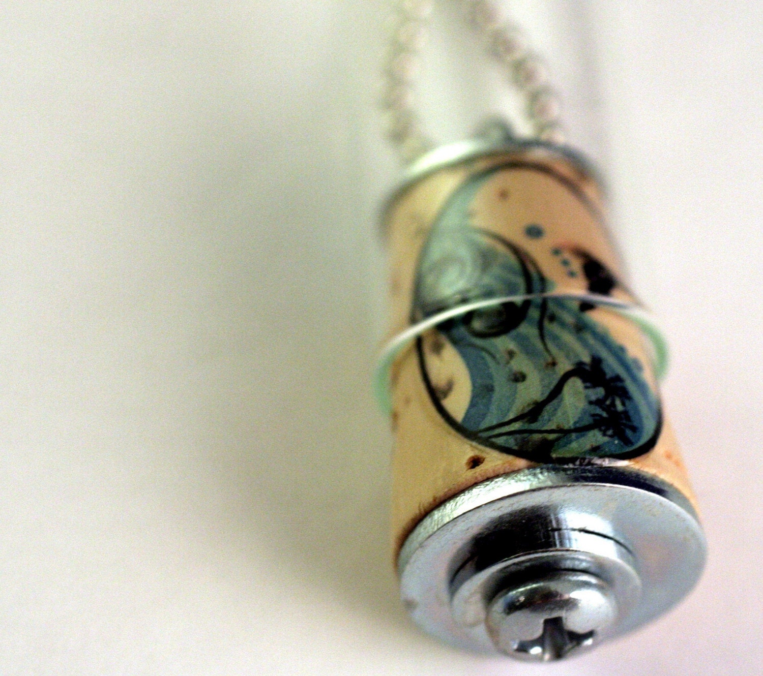 SURFERS RULE Cork Necklace Uncorked in Test Tube