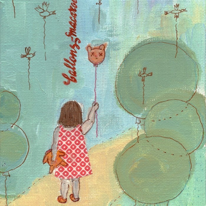 Balloons-macaroons / 5x7'' print