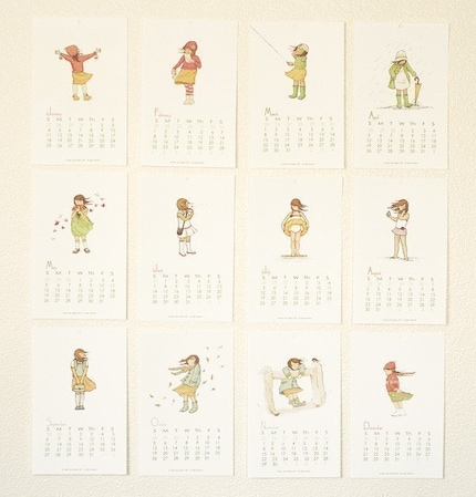 2009 Calendar --Her month by month