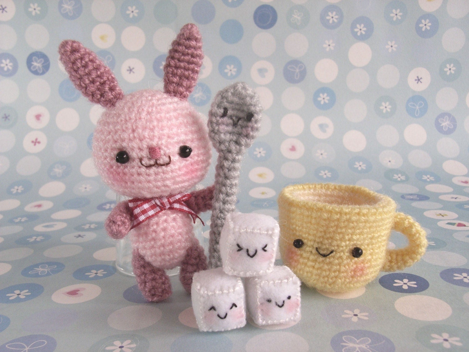 Latte and friends - PDF Crochet Pattern