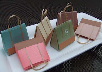 Monogrammed Designer Mini Handbag- Card and Gift Holder KendrasKollection