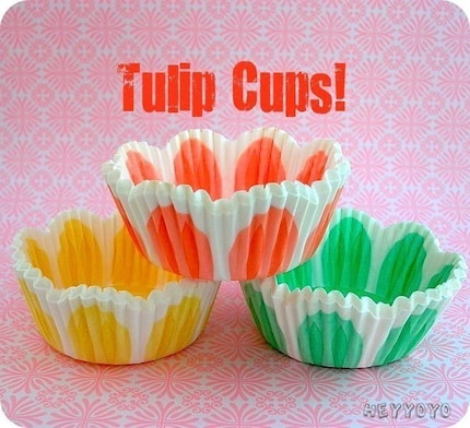 75 Tulip Cupcake Liners