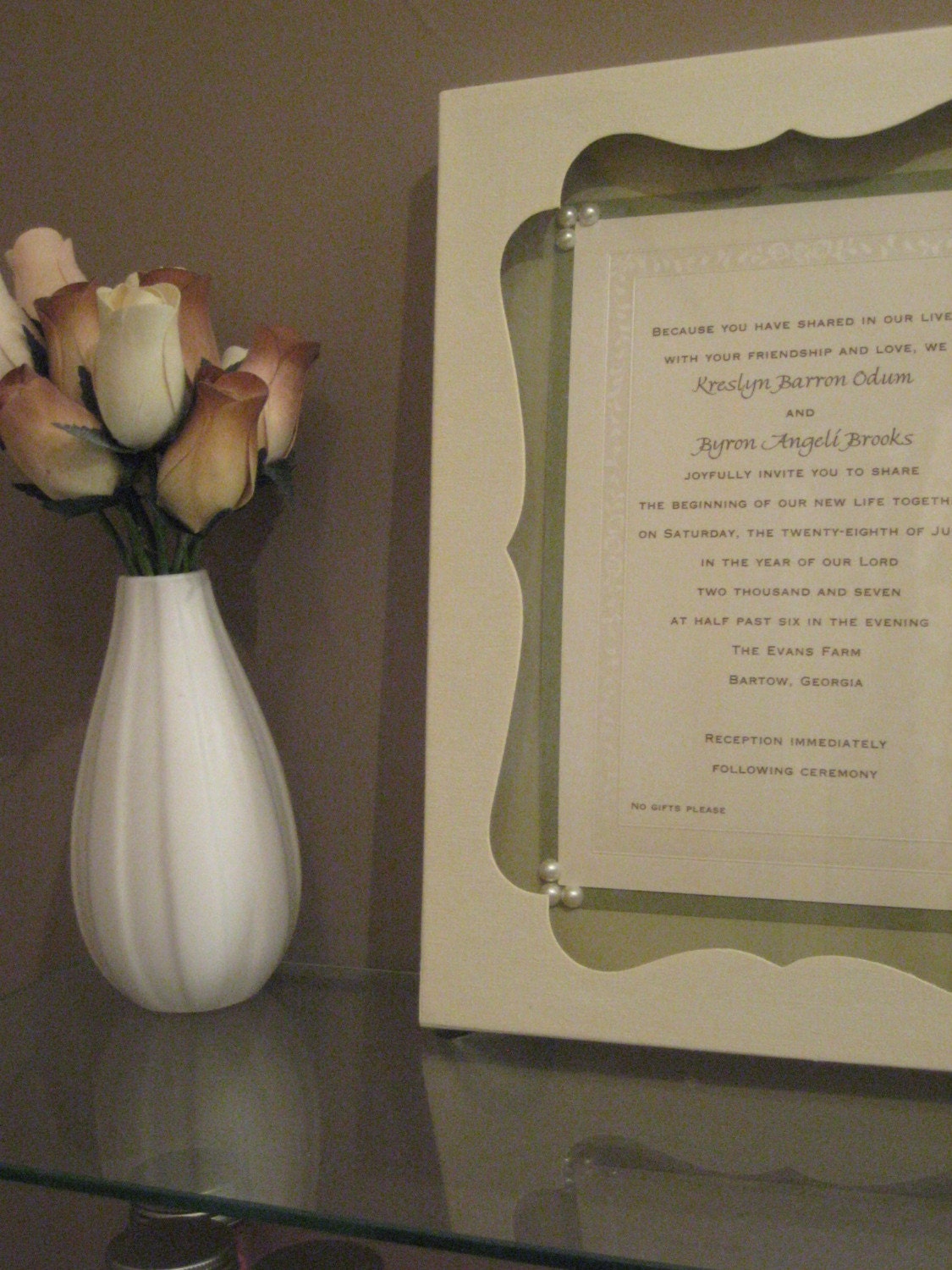wedding invitation keepsakes