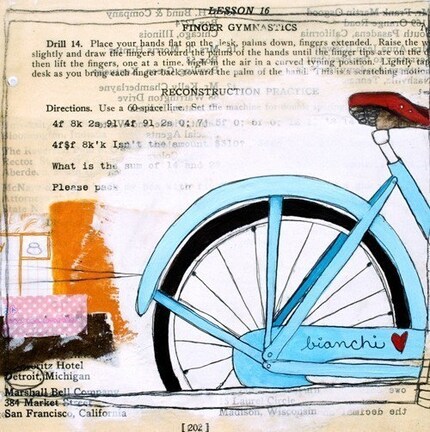 I Heart My Bike...5x7 Print