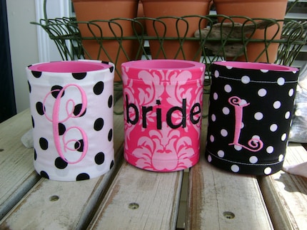 Tags bridesmaid gifts Koozies Wedding Party Gifts