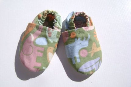 Soft Soled Baby Shoes - The Animal - 12-18 months