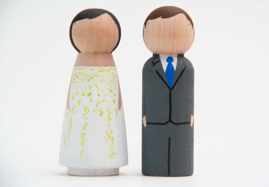 custom wedding cake toppers by GooseGrease