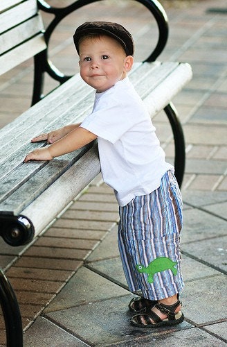 Mito Mike Shorts and Pants to Benefit Children with Mitochondrial Disease... Made to Order Sizes 12M to 6X