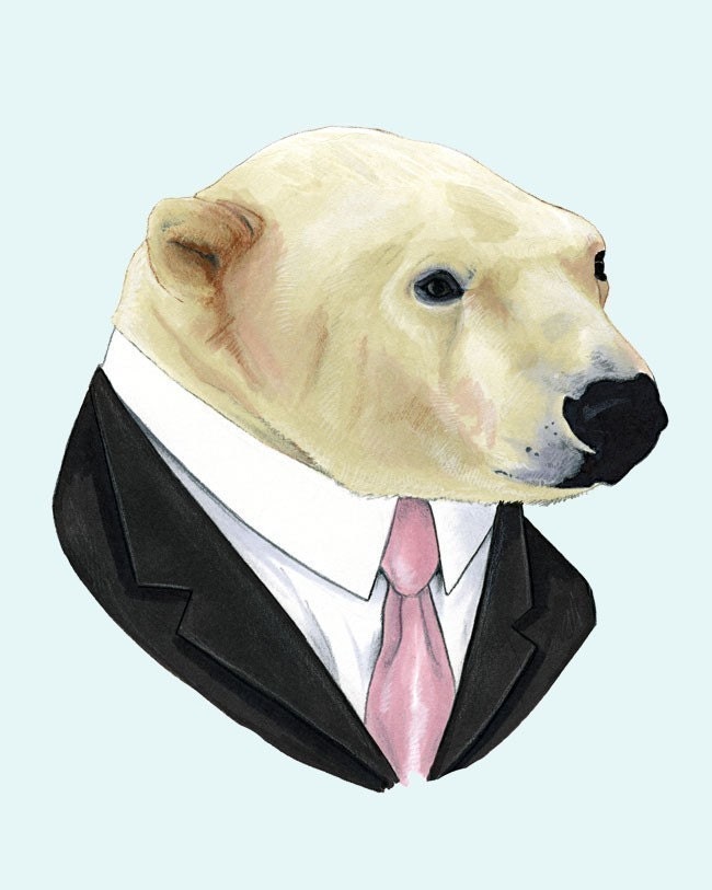 Polar Bear print 8x10