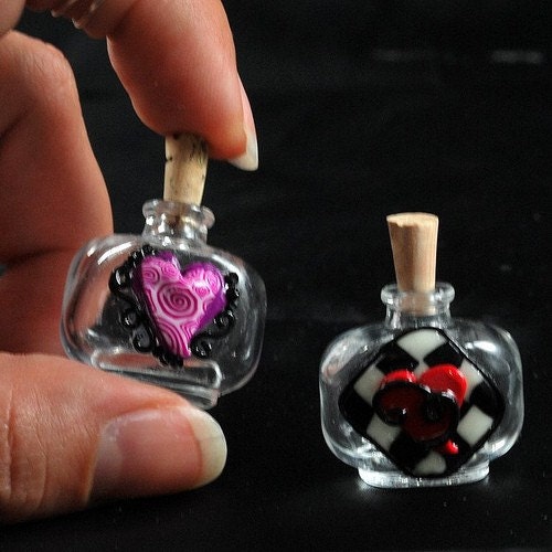 RESERVED LISTING - Custom Wee Love Potion Bottles for Belandaria Designs