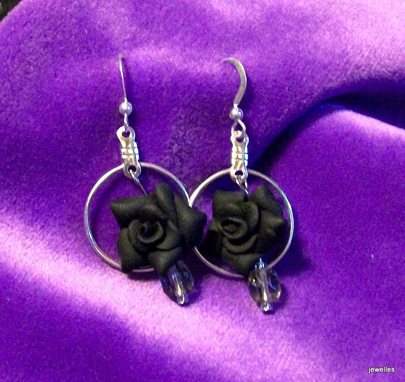 Gothic Rose earrings