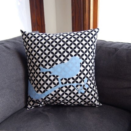 Blue Bird Pillow