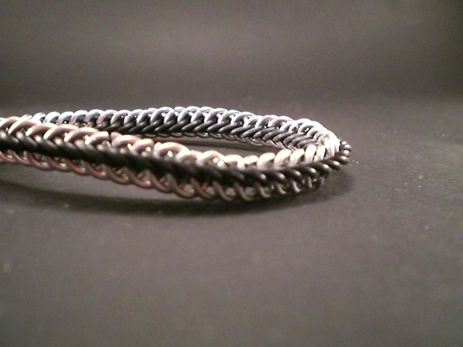 Man-Bracelet in Aluminium and Rubber