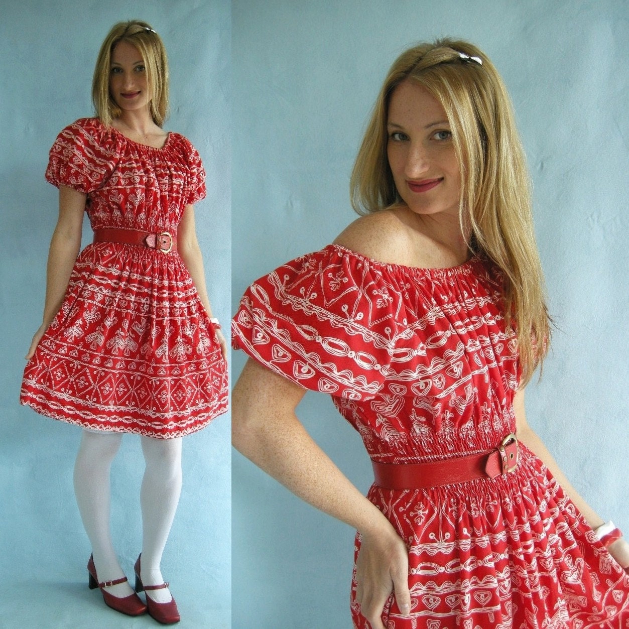 Red Mini Dress Fashion