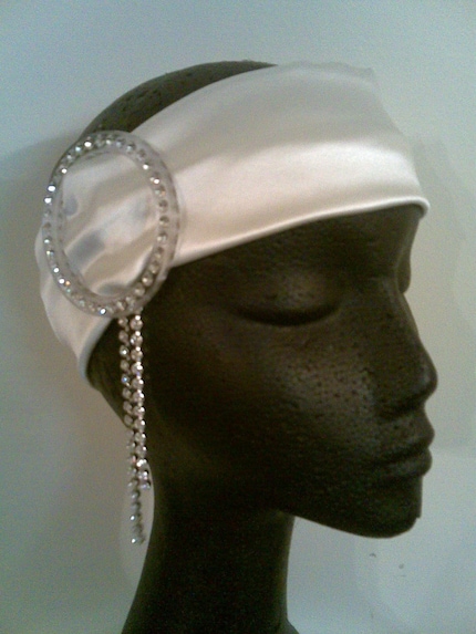 ANNABELLE Vintage Look Headband by EmeraldDiamond on Etsy