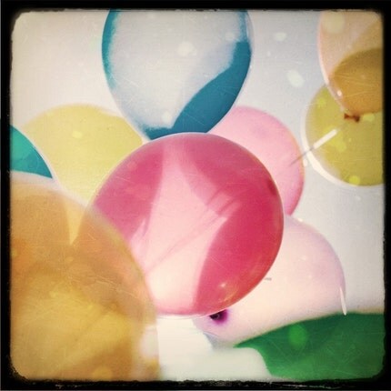 Happy Birthday Balloons - Original Signed Fine Art Photograph