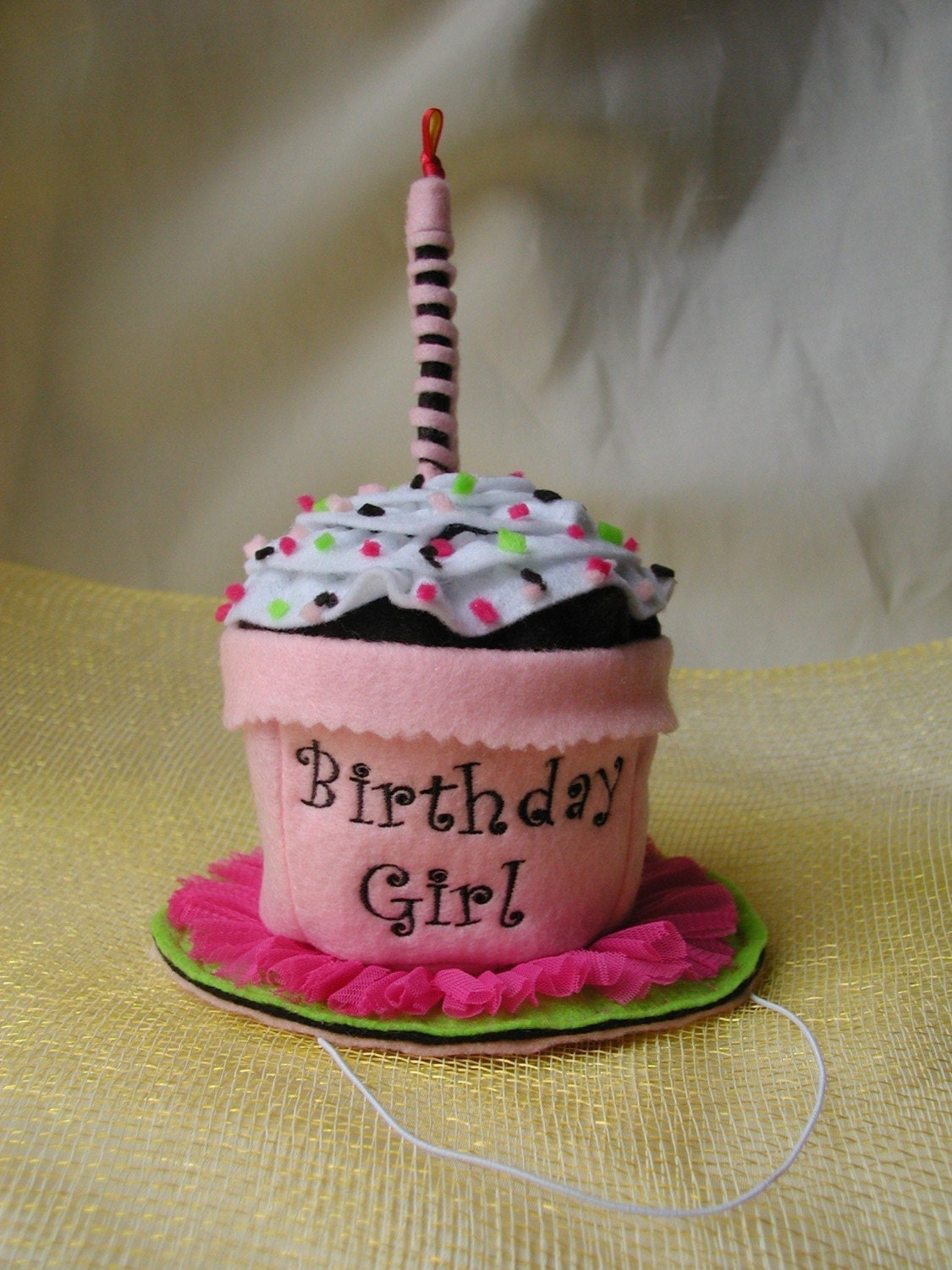 Cupcake Birthday Hat