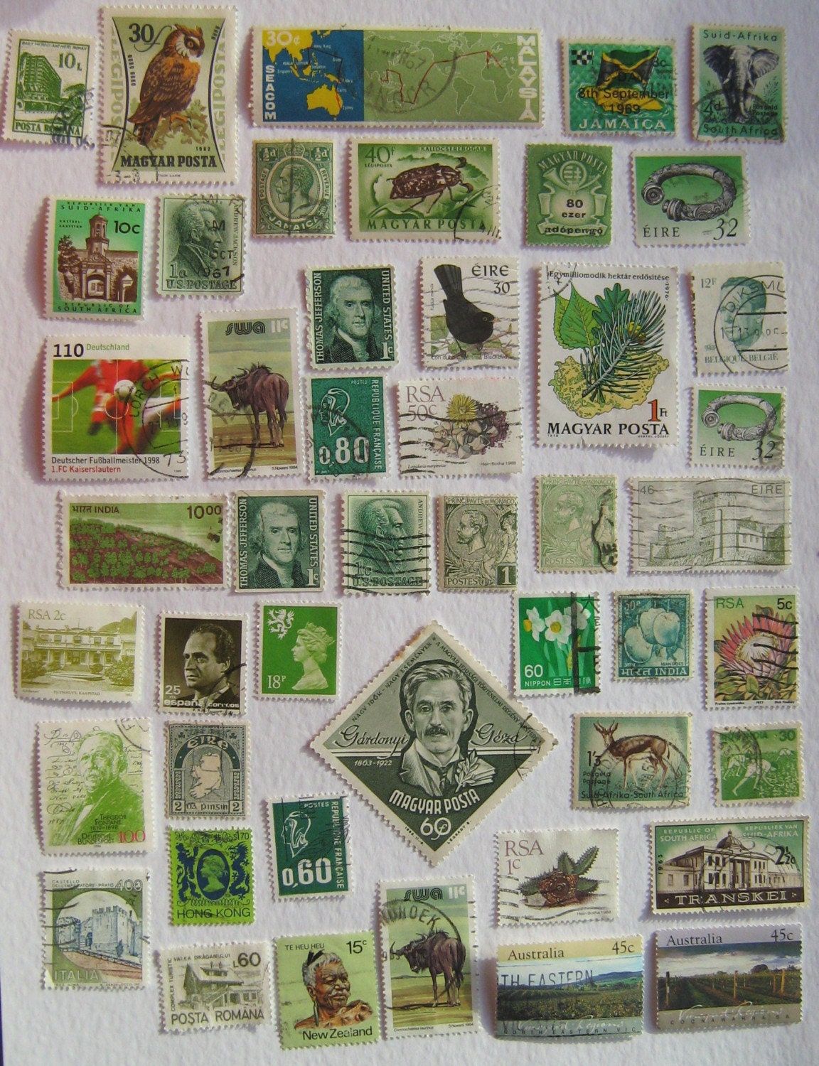 Postage Stamp Art