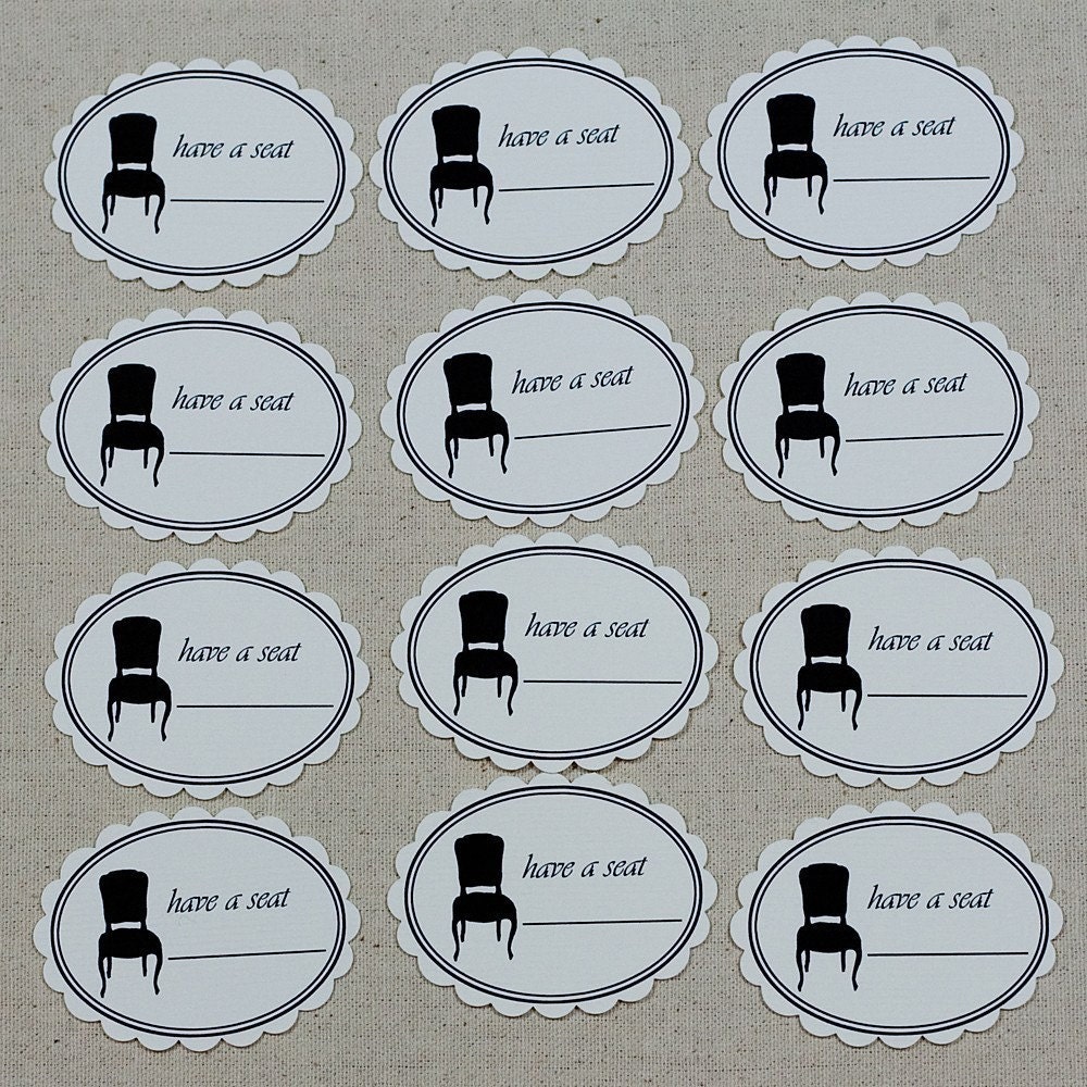 Have A Seat Tags