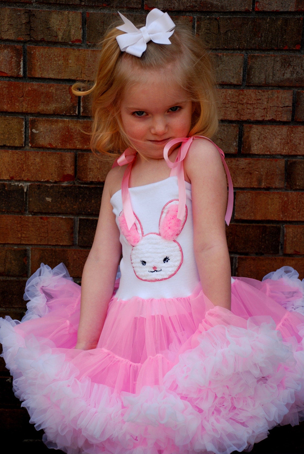My Adorable Little Bunny Posh Petti Dress 6-12 Months