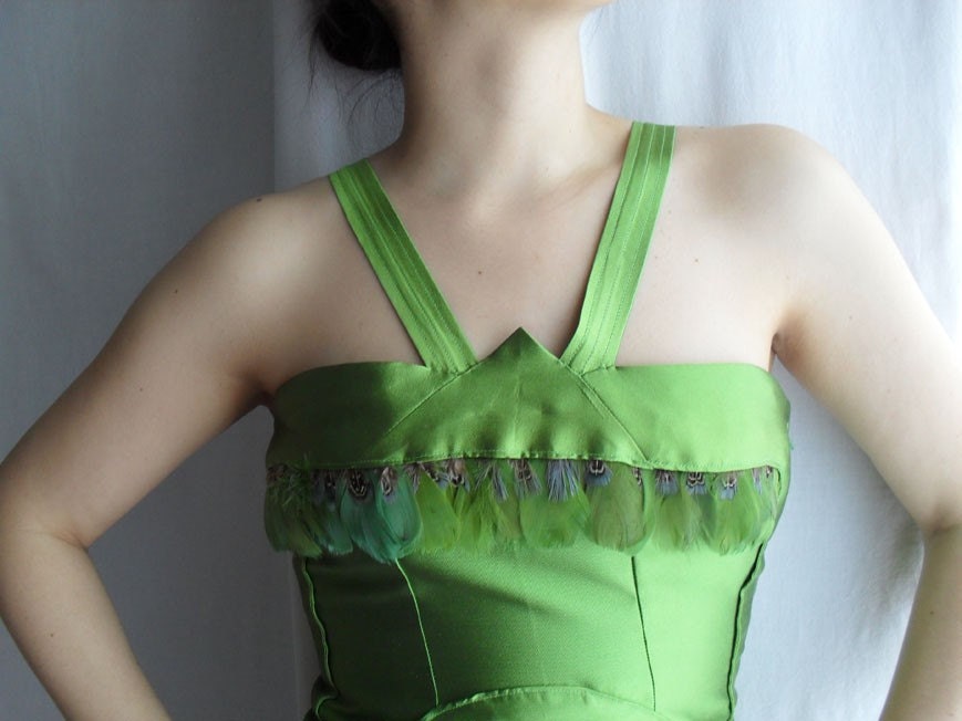 Brazilian green dress