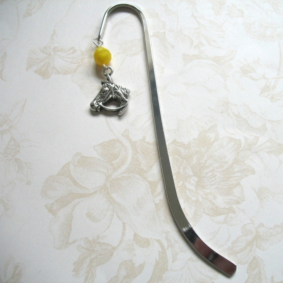 Equestrian - Horse Charm Bookmark.