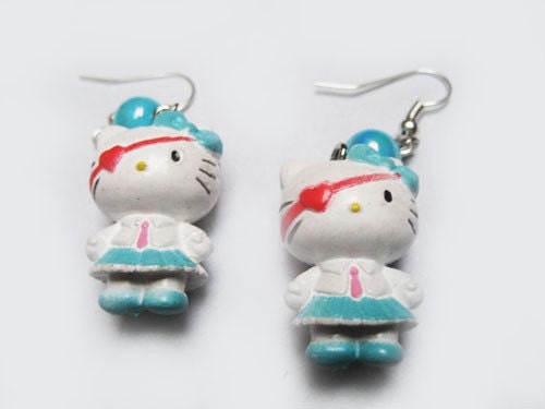 hello kitty gothic pictures. Hello Kitty Gothic Earrings.