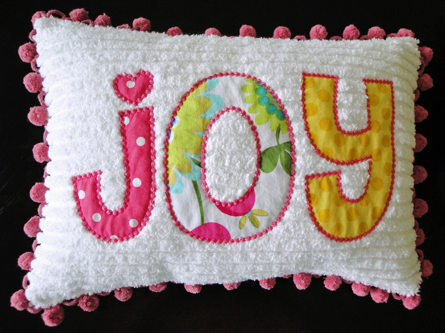 Personalized Chenille Name Pillow