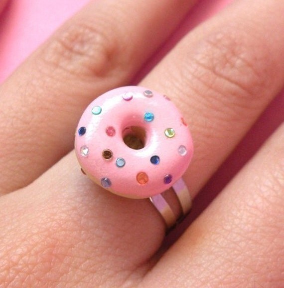 Pink Donut Ring