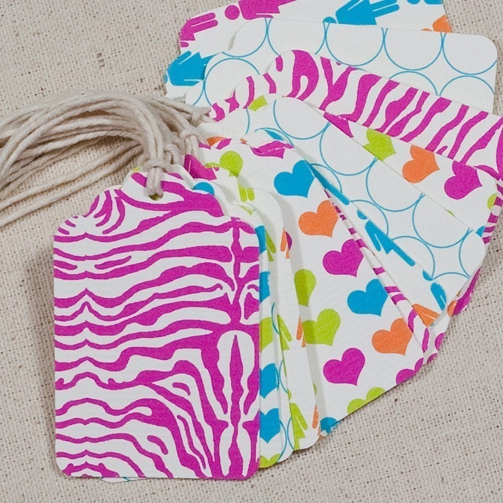 Girly Mix Tags