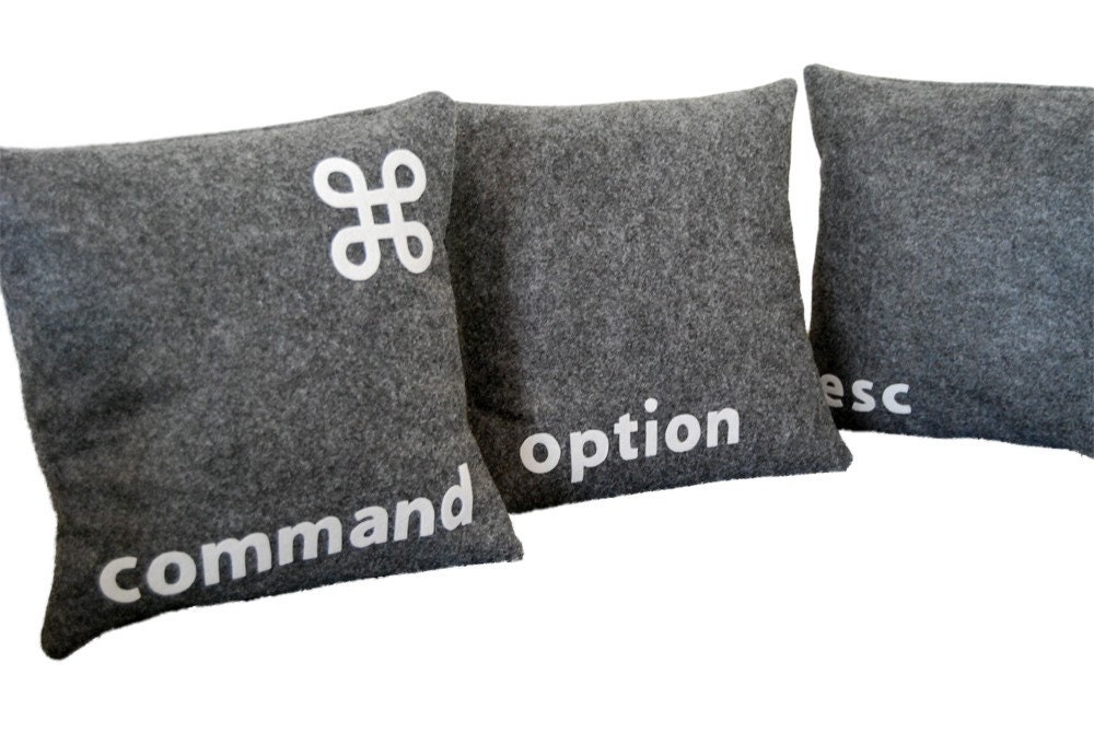 I'm a Mac--  Three Pillow Set- - Geeks Need Pillows Too