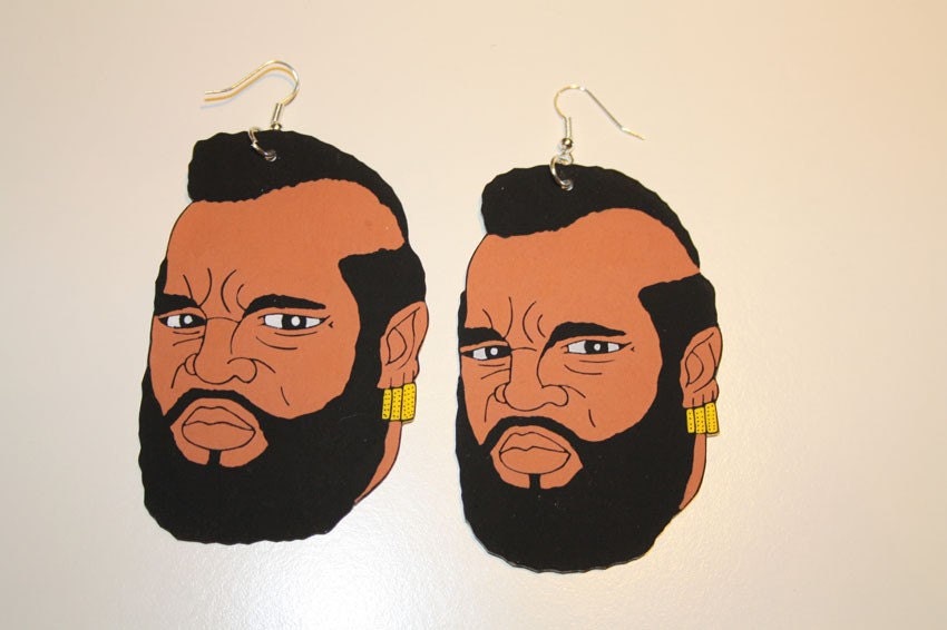 Mr. T earrings