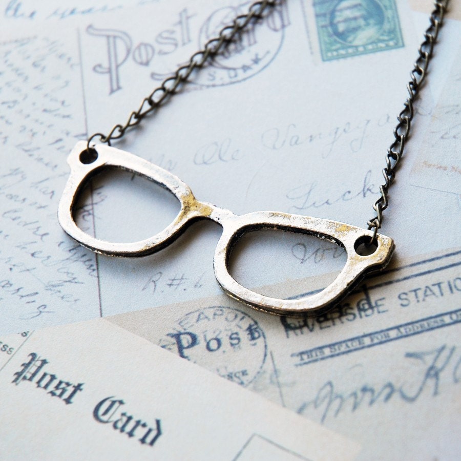 Nerd Glasses Necklace