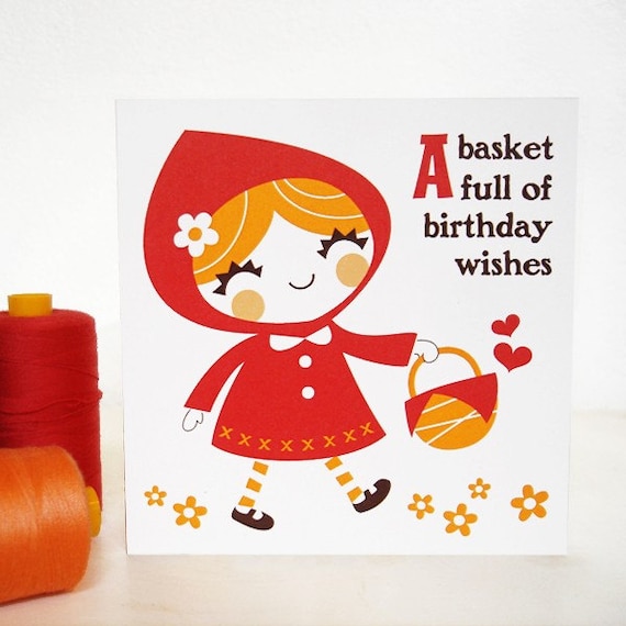 Little Red greeting card