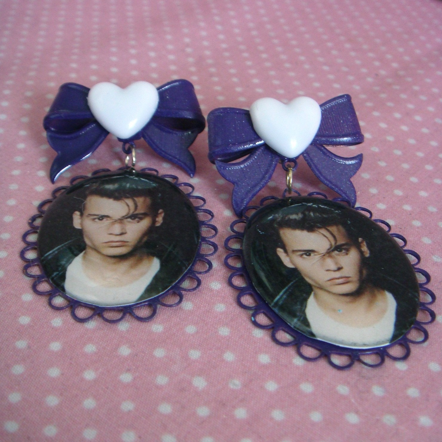 johnny depp earrings. johnny depp earrings. Johnny Depp Cameo Earrings. From imyourpresent