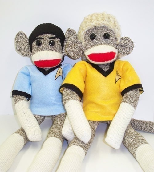 Star Trek Sock Monkey Duo - Sold Out for Christmas Delivery