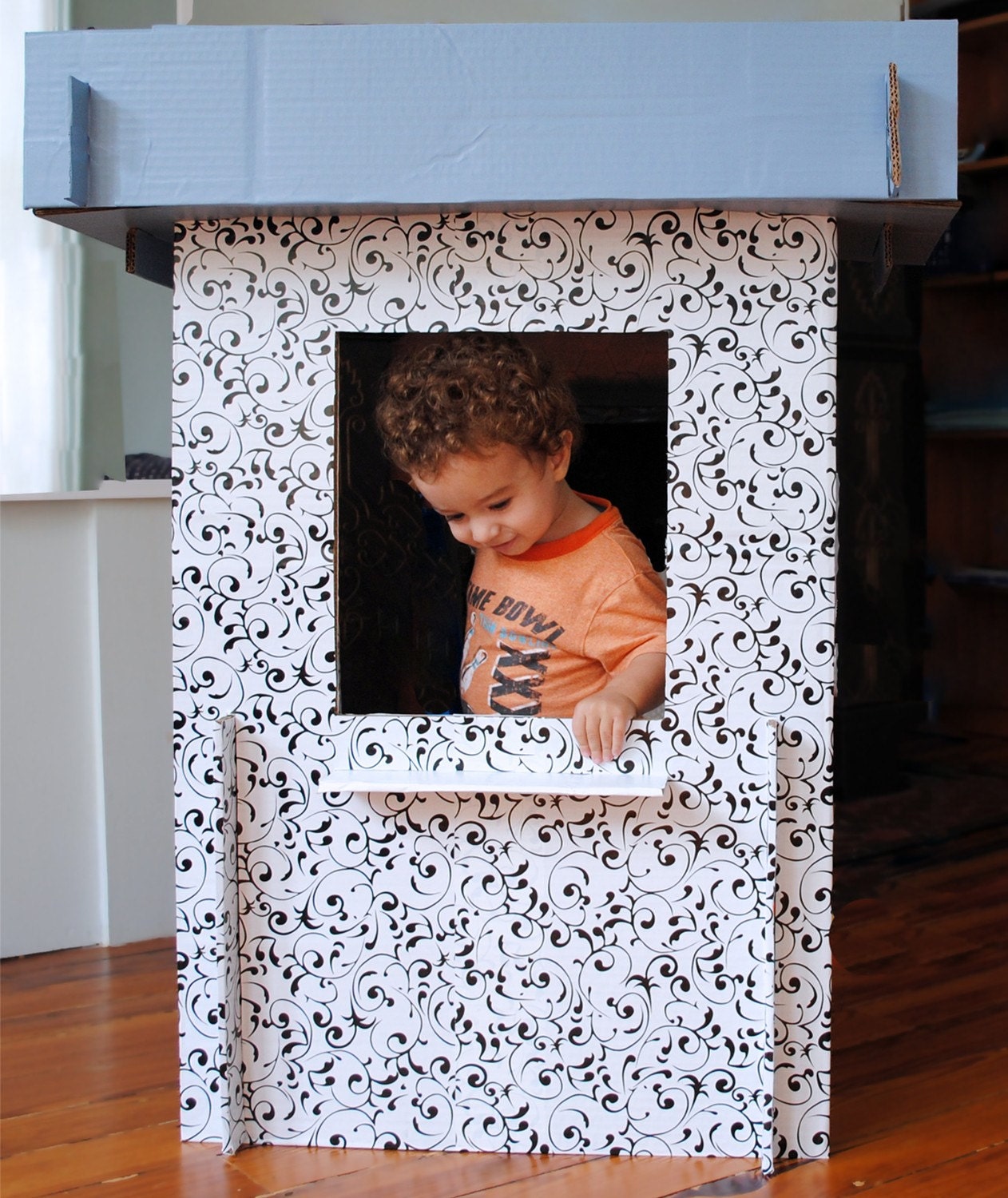 Build a Cardboard Shop and Tollbooth