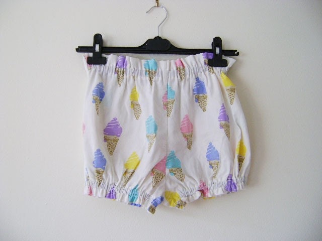 The Amelia - Bloomers with Ice Cream Print (Made To Order)
