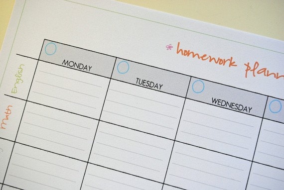 student weekly planner template. Homeworktree planner teacher