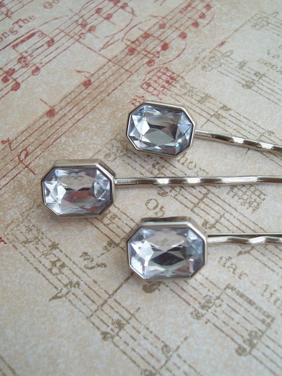 Jeweled Trio-bobby pins