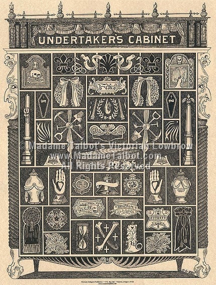 Madame Talbot's Victorian Lowbrow Undertaker's Cabinet Poster