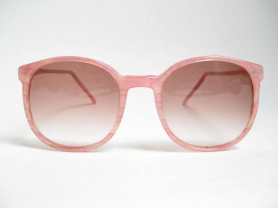 Vintage 80s WAYFARER Pink COLORS IN OPTICS ANNIE HALL SUNGLASSES/ FRAMES