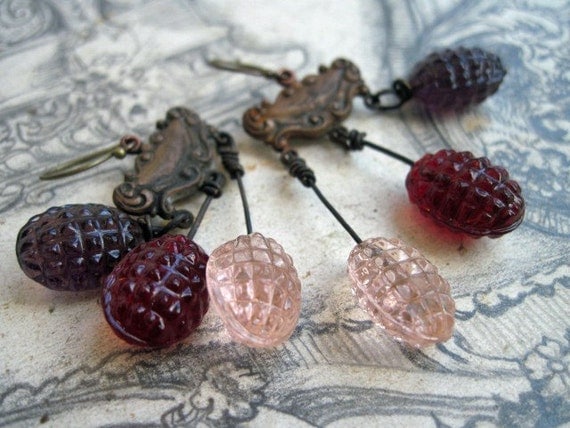 Edible Poetry. Vintage Glass Berry Drops.