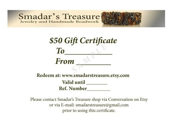 50 USD Gift Certificate by Email