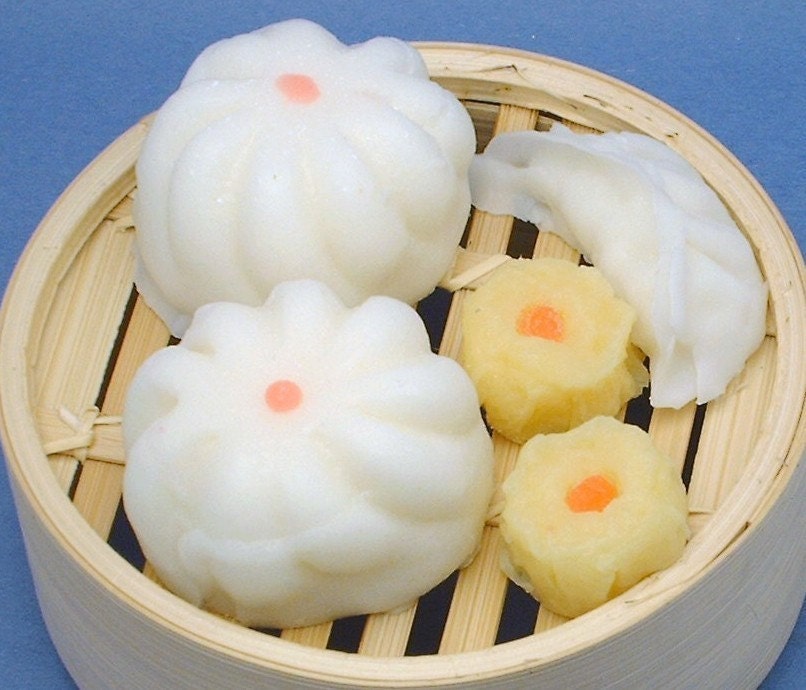 Chinese Dim Sum Deluxe Soaps Gift Set (BBQ Pork Scented)