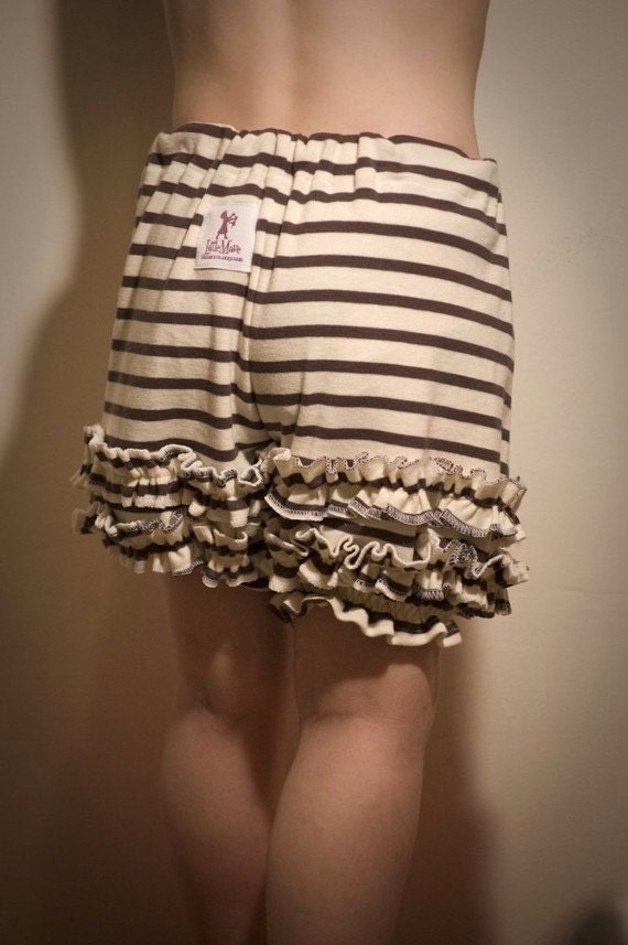 Organic Tea Shorts (Sailor Stripe)