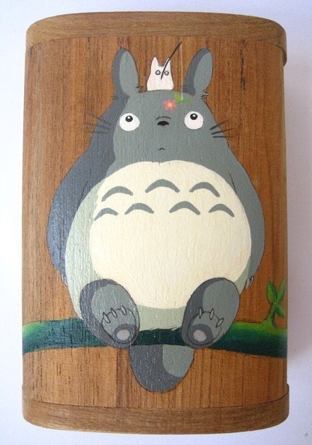 My Neighbor Totoro Hand Paint wood Box Studio Ghibli 11