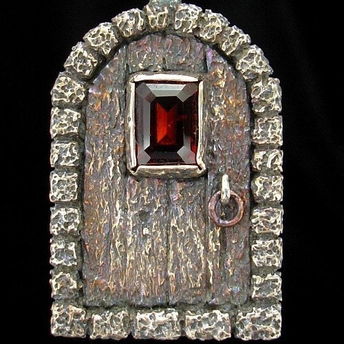 Garnet Door Pendant