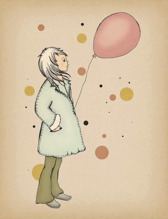 Girl with a balloon