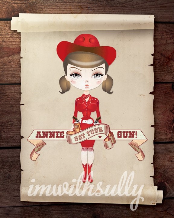 Cowgirl - Annie Get Your Gun 8x10 Print